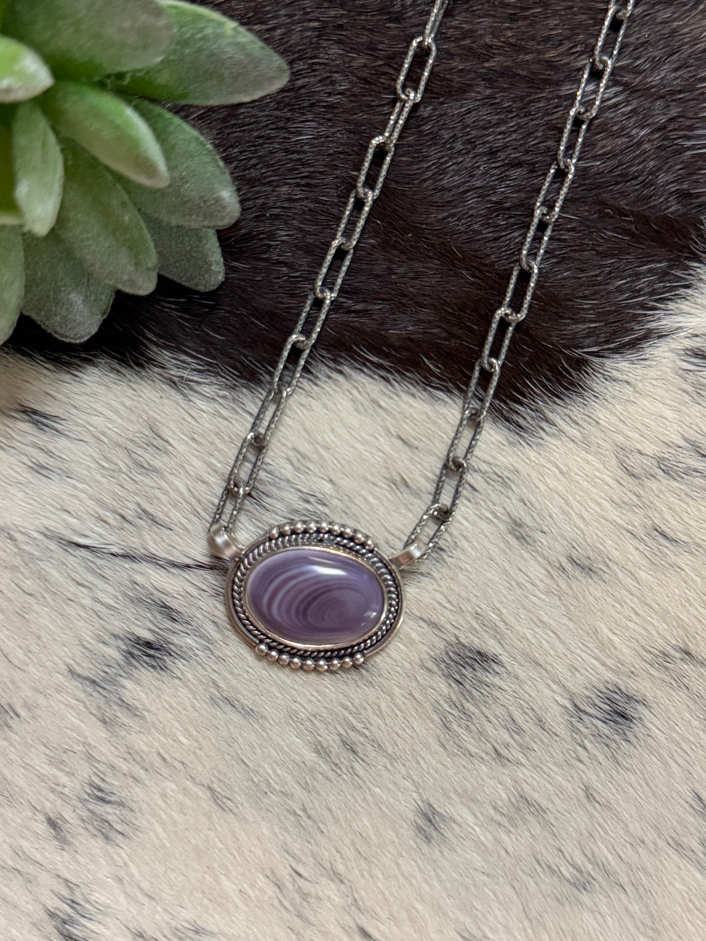 Wumpum Shell bar necklace
