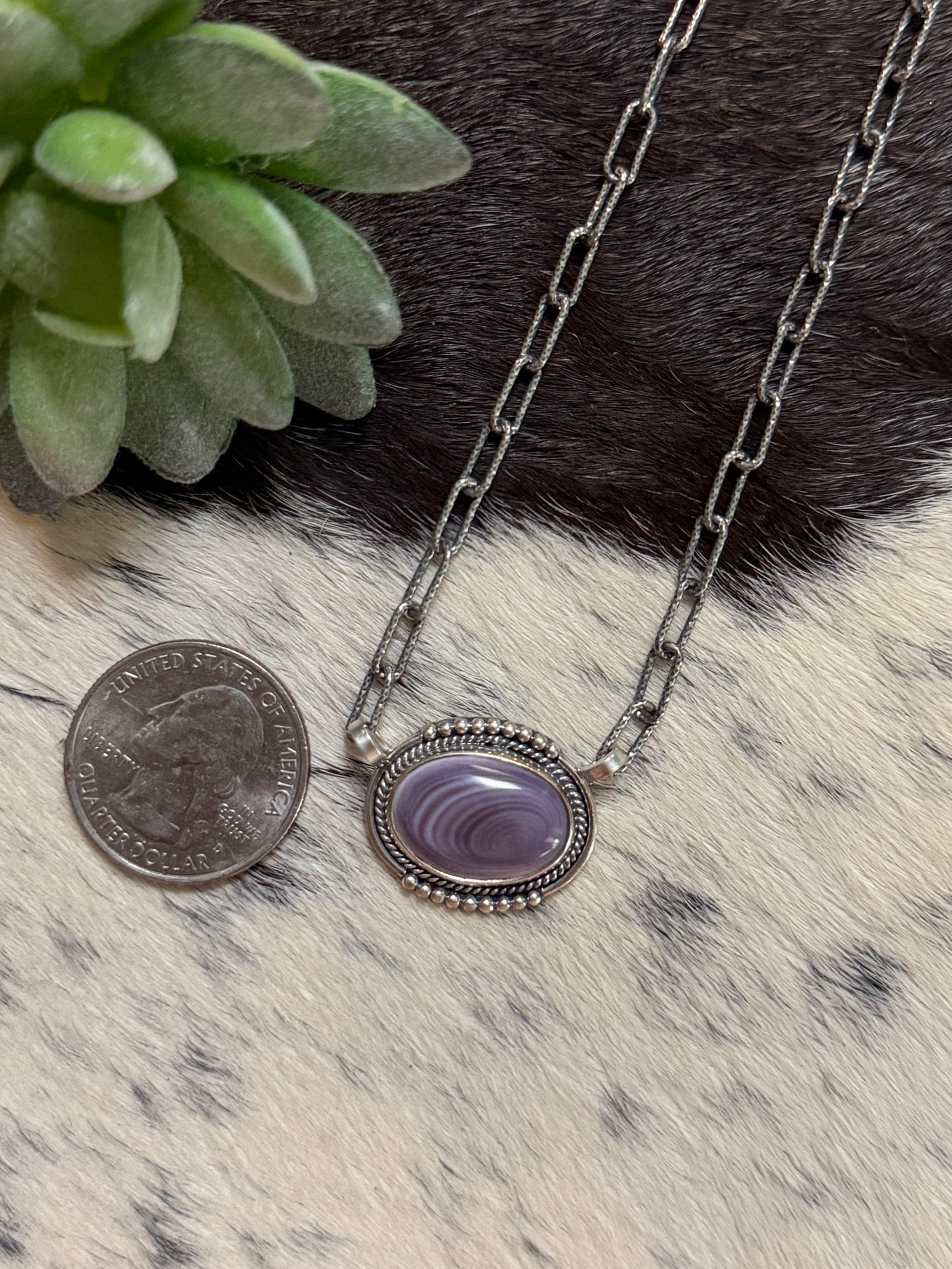 Wumpum Shell bar necklace