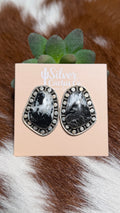 Sharon Mcarthy White Buffalo Earrings