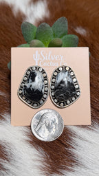 Sharon Mcarthy White Buffalo Earrings