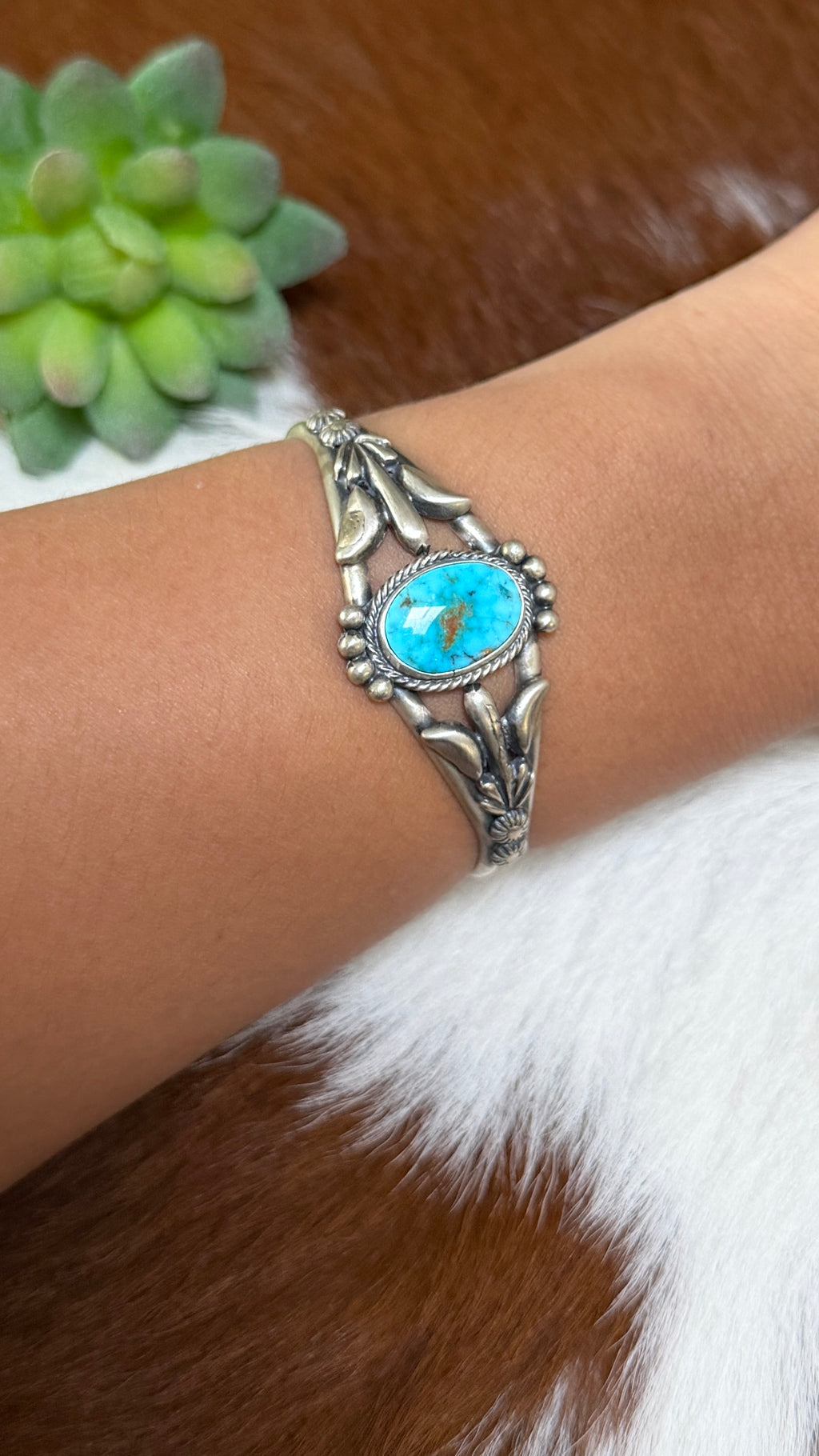 Bobby Platero Kingman Web cuff