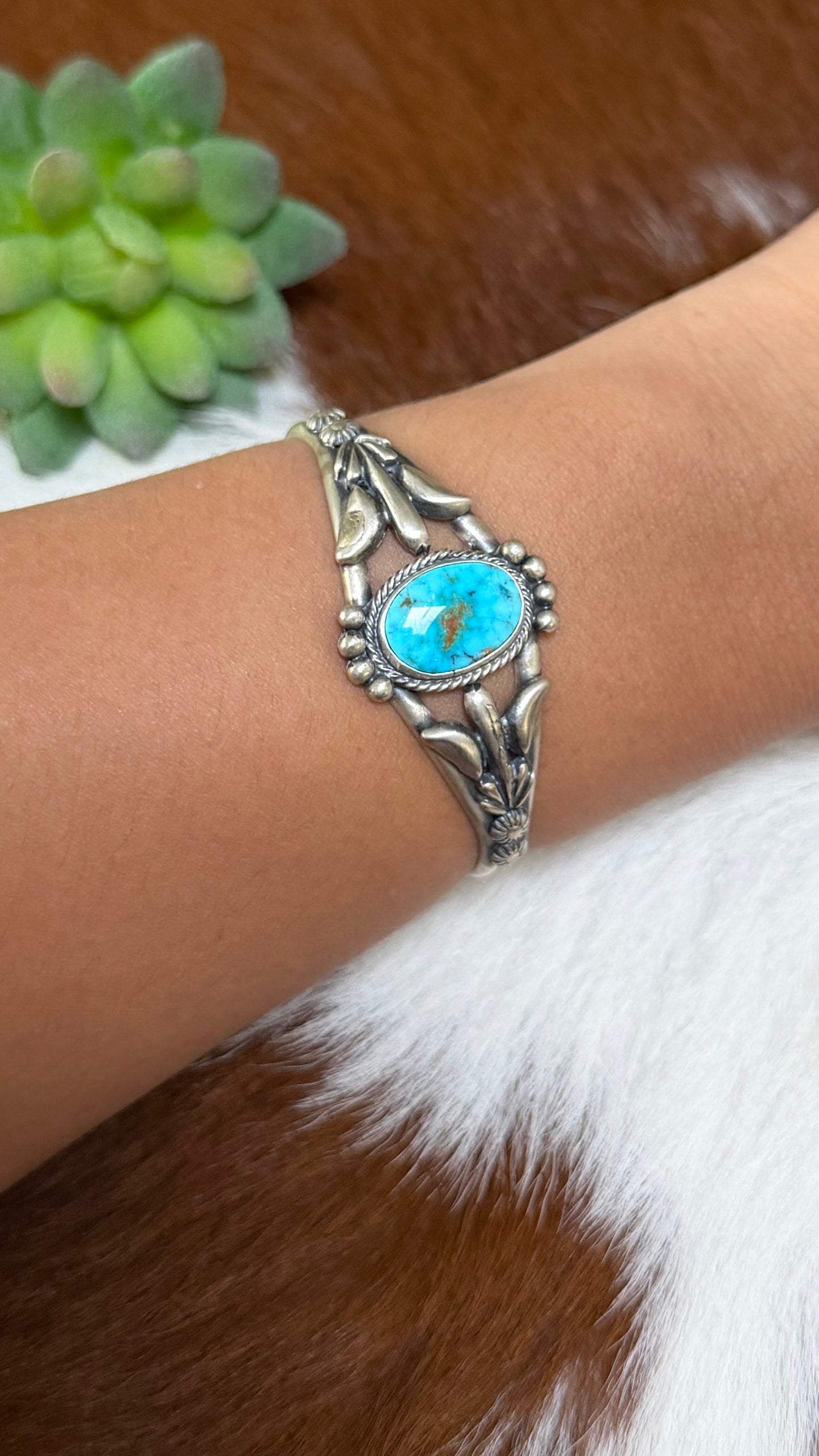 Bobby Platero Kingman Web cuff