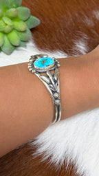 Bobby Platero Kingman Web cuff