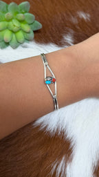 Zuni TQ & Coral cuff