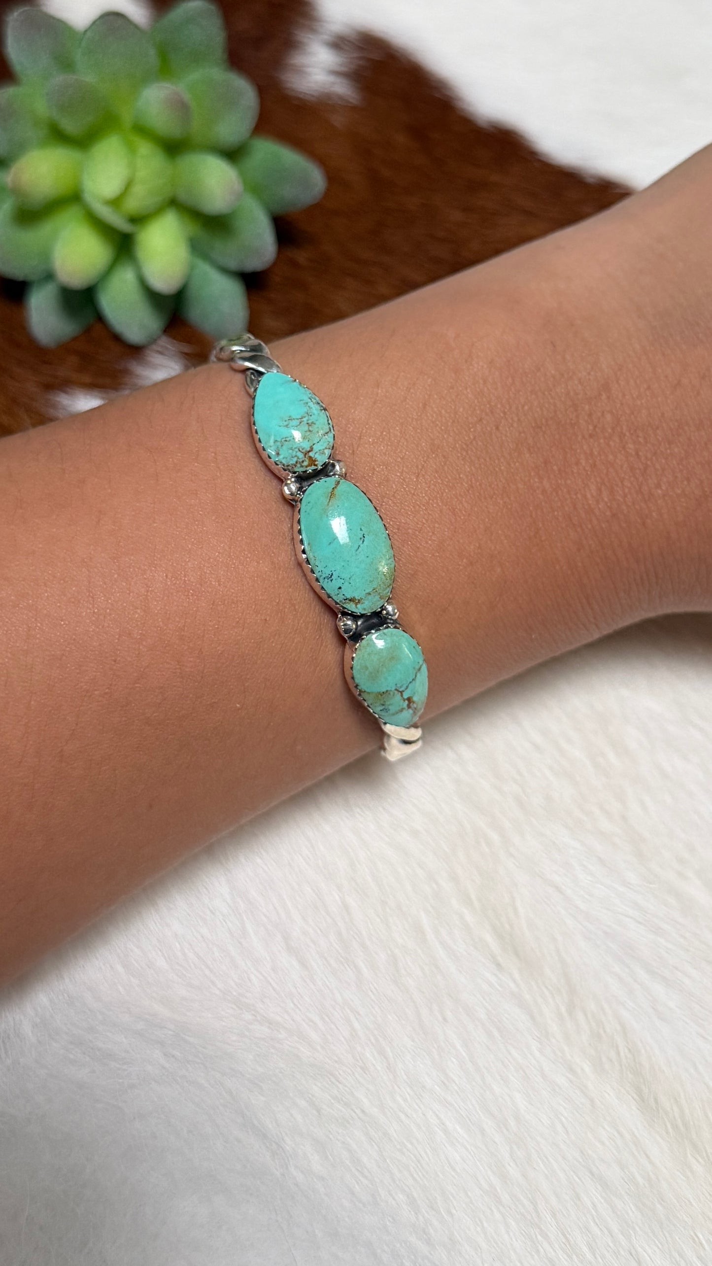 Sadie Jim turquoise stones cuff