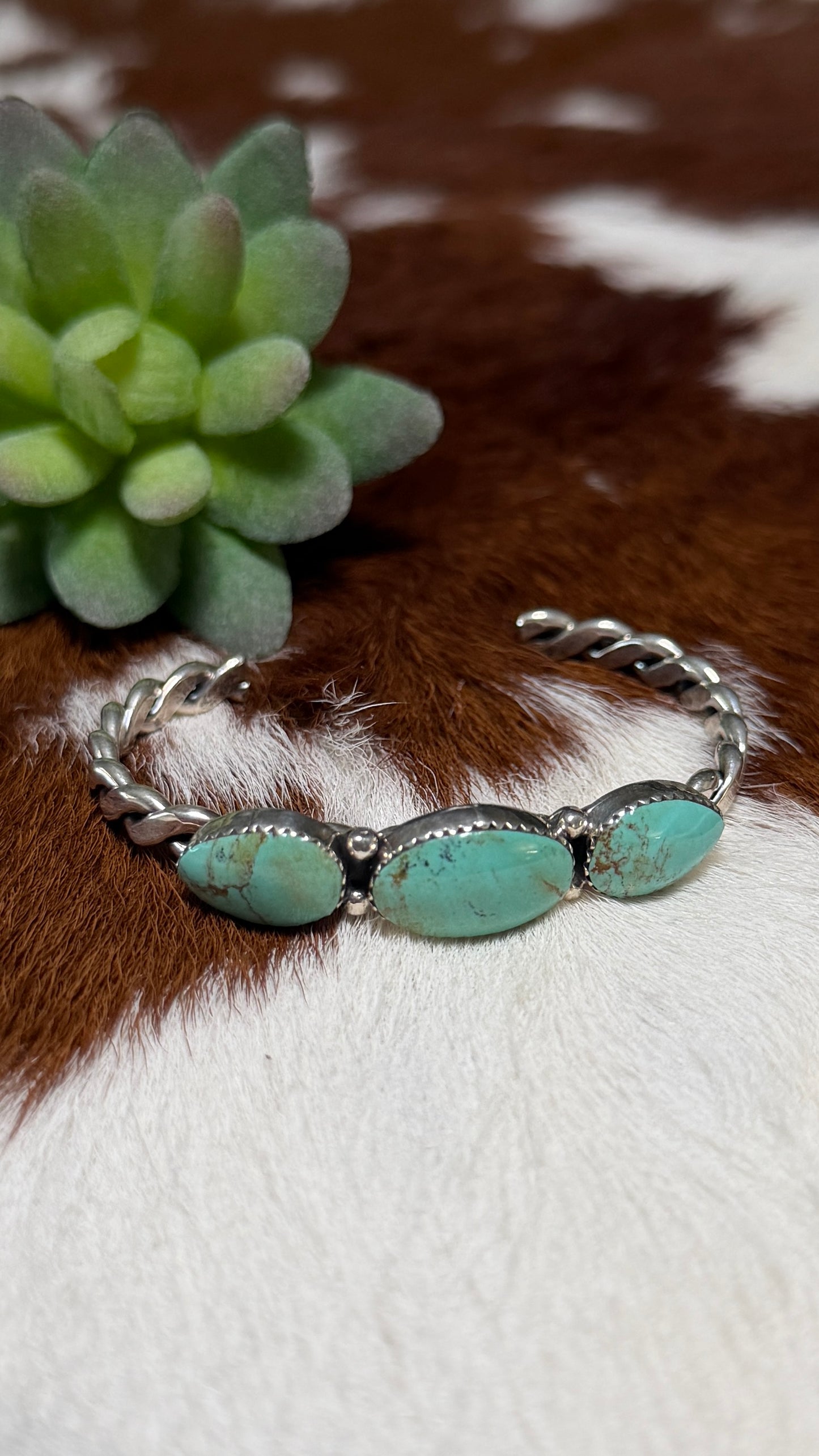 Sadie Jim turquoise stones cuff