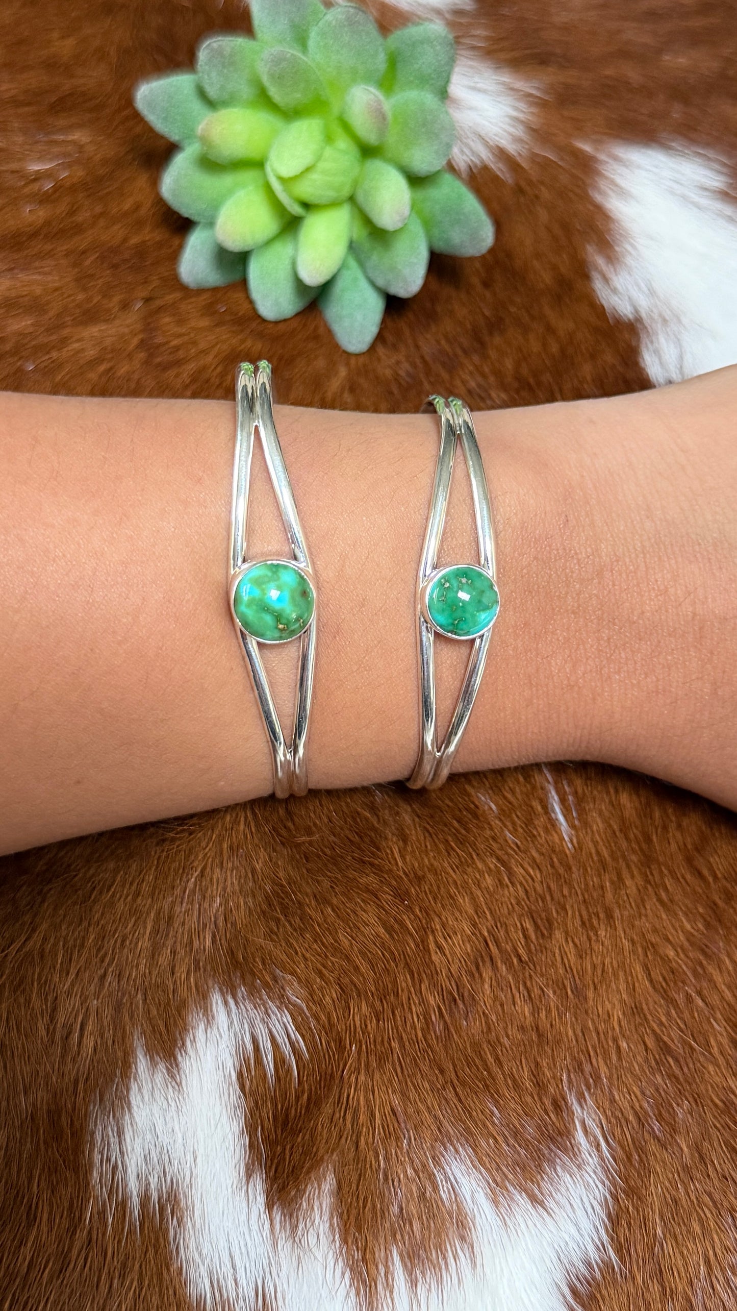 Sherly Martinez Sonoran Gold stacker cuffs
