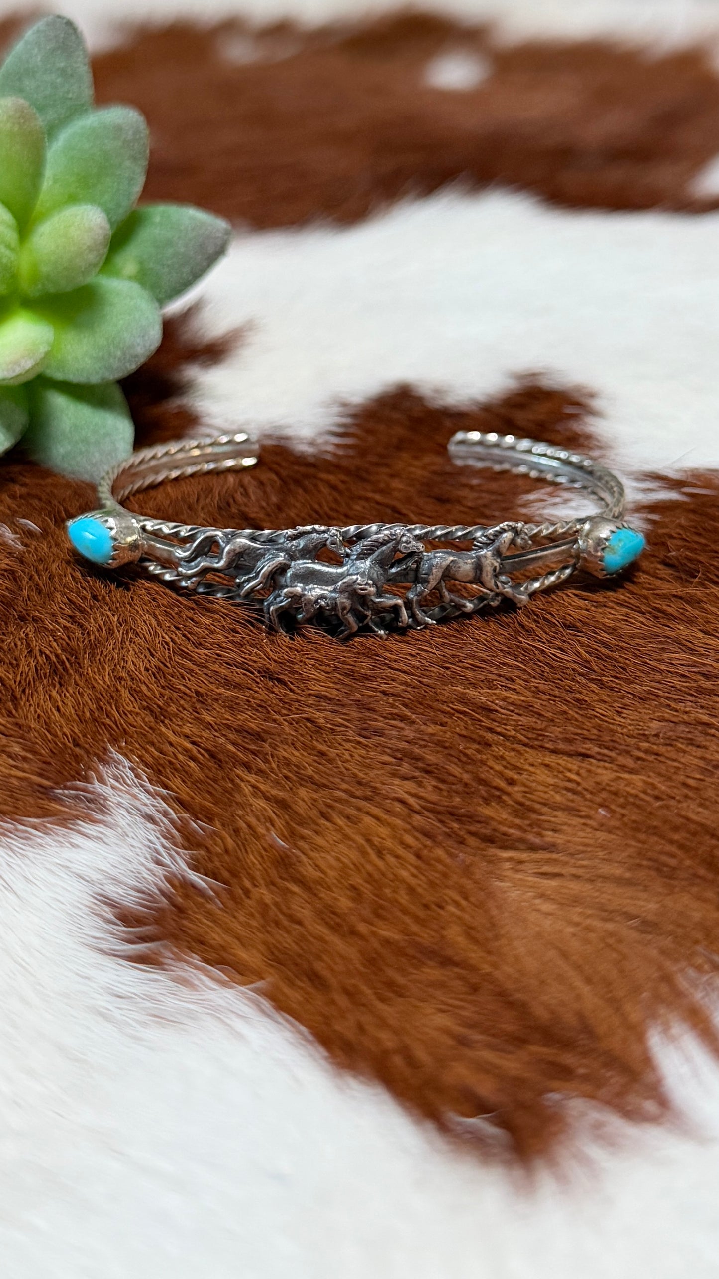 Bobby Platero horse cuff