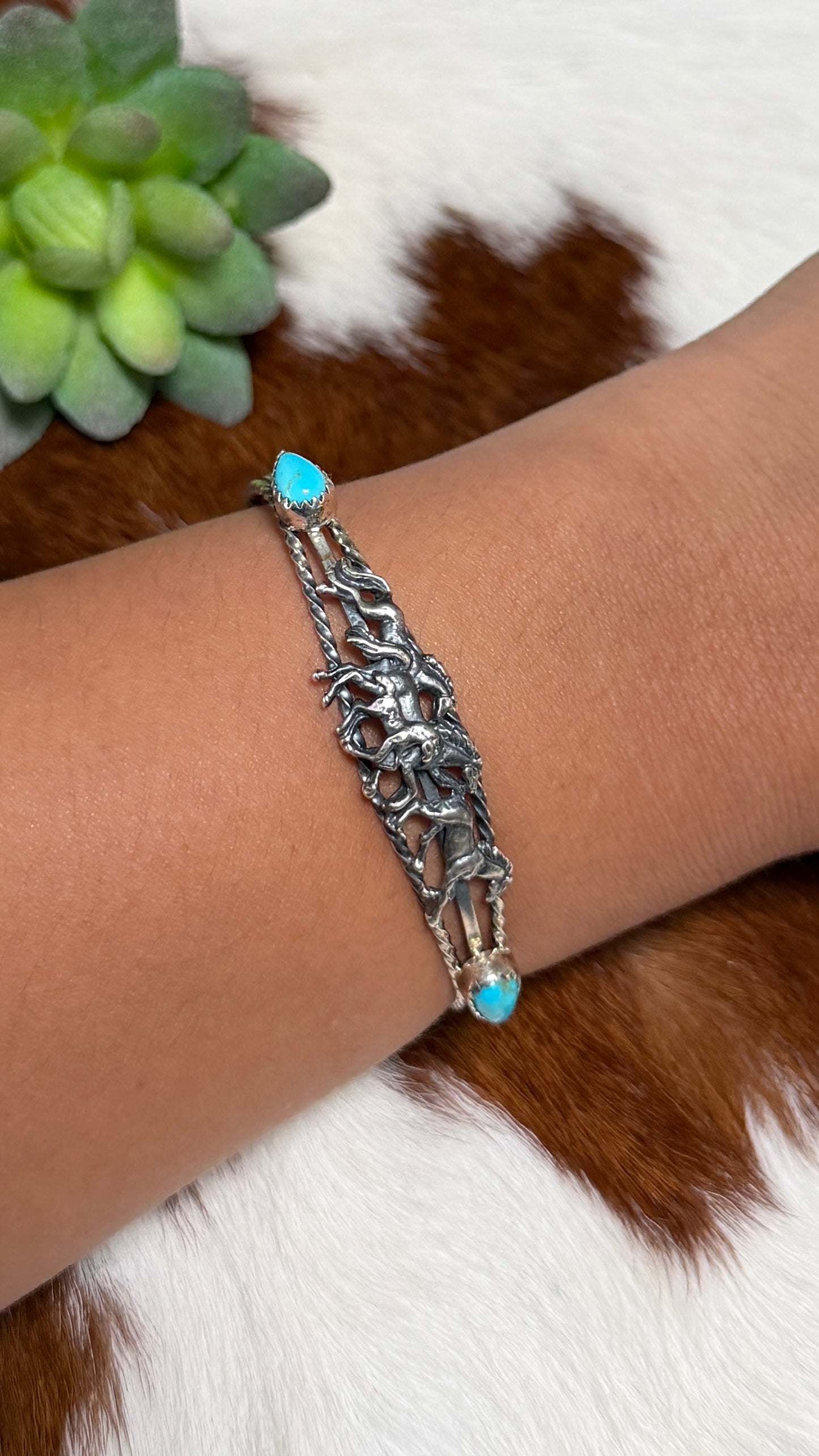 Bobby Platero horse cuff