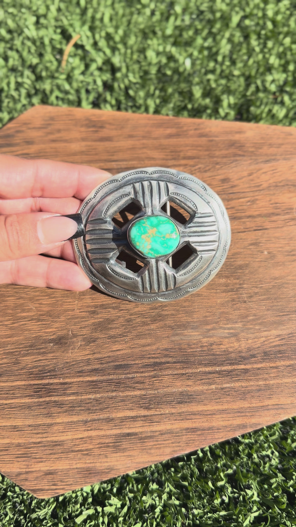 Chimney Butte Sonoran belt buckle